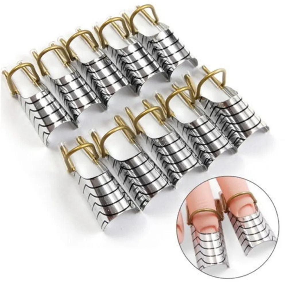 10 шт. новые многоразовые направляющие формы для ногтей УФ гель акриловый маникюр