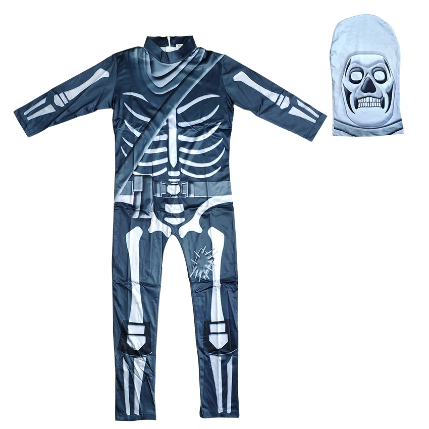 Костюм штурмовика с черепом детское платье для вечевечерние страшный скелет
