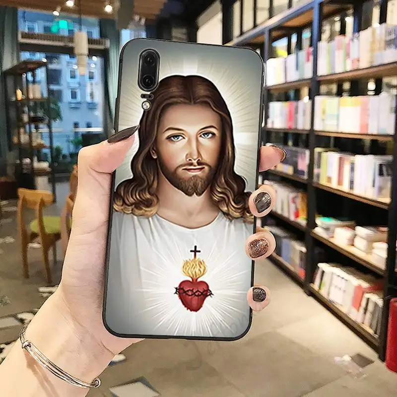 

Divine Mercy Jesus patternluxury shell Phone Case For Huawei honor Mate P 10 20 30 40 Pro 10i 9 10 20 8 x Lite mobile cover