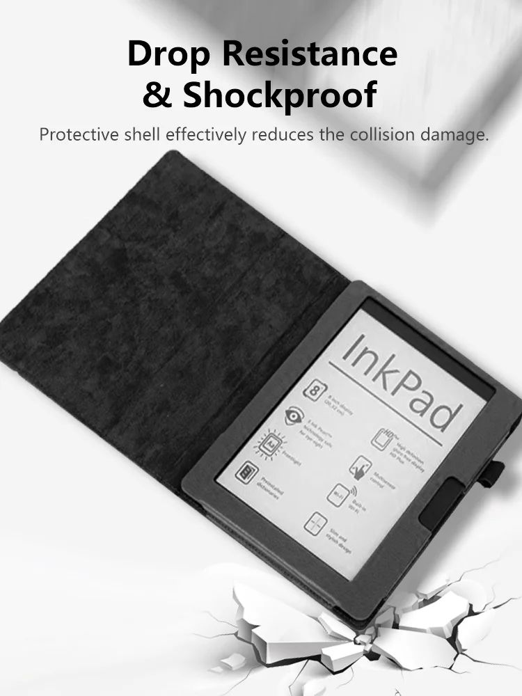 Высокое качество pu кожаный чехол защитный чехол для pocketbook 840 Inkpad 2 pocketbook Inkpad ereader