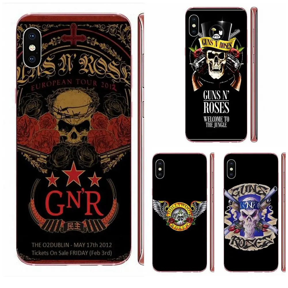 Gnr Band Guns N Roses Cross для Huawei P7 P8 P9 P10 P20 P30 Lite Mini Plus Pro Y9 Prime P Smart Z 2018 2019 мягкий чехол из