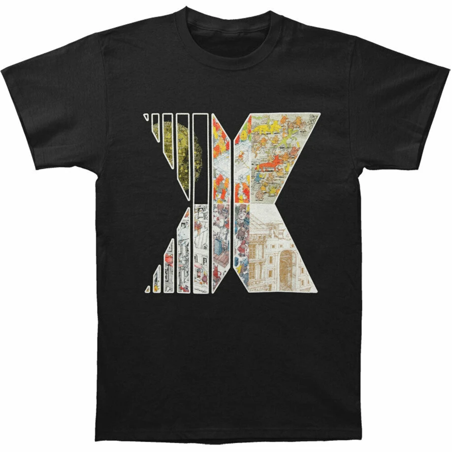 Танцевальная футболка Gavin Dance Men'S X Черная из дышащей ткани|Мужские футболки| |