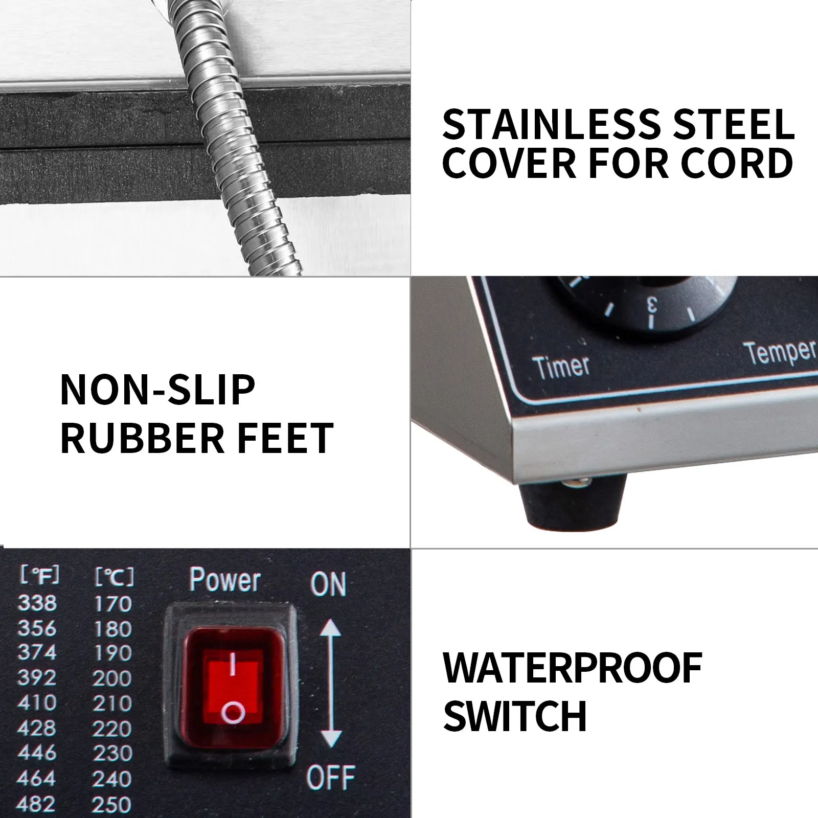 vevor commercial waffle maker 6pcs 25pcs square round shape pancakes sandwich cake oven baking machine kitchen cooking appliance free global shipping