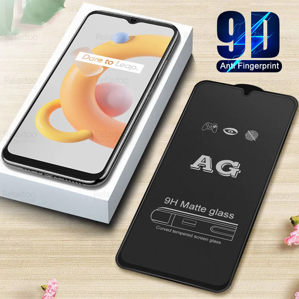

Матовое закаленное стекло 9D для Oppo Realme C11 2021, защитная пленка для экрана