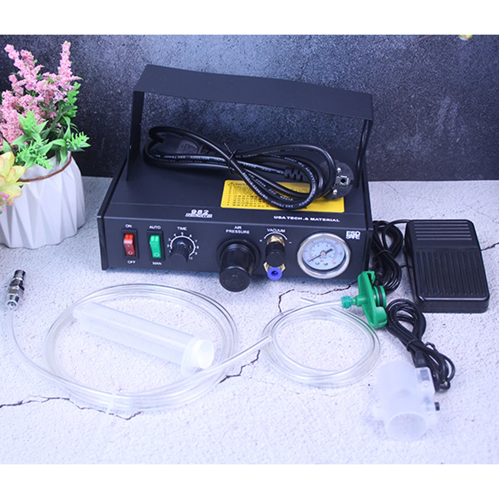 

220 В TAYB-982 полуавтоматическая эпоксидная педаль, ручной инструмент, быстросохнущий клей AB, клеевой аппарат