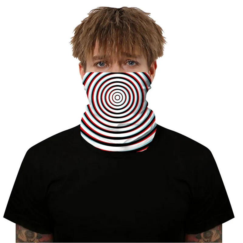 

Seamless US Flag Face Tube Neck Gaiter Headband Scarf Headwear Bandana Cap