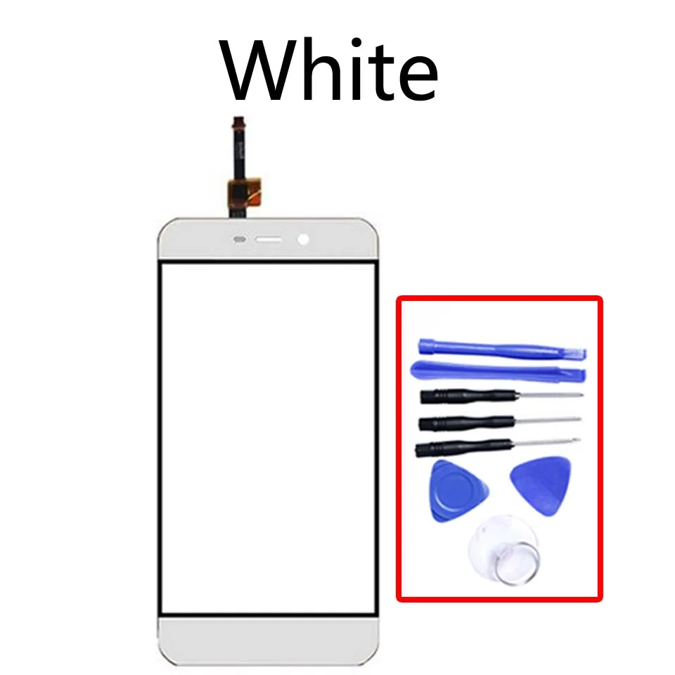 White-With tool 5," 4A для Xiaomi Redmi 4A Redmi4A Сенсорная панель Сенсорный ЖК-дисплей стеклянная линза Панель сенсорный экран дигитайзер - Цвет: White-With tool