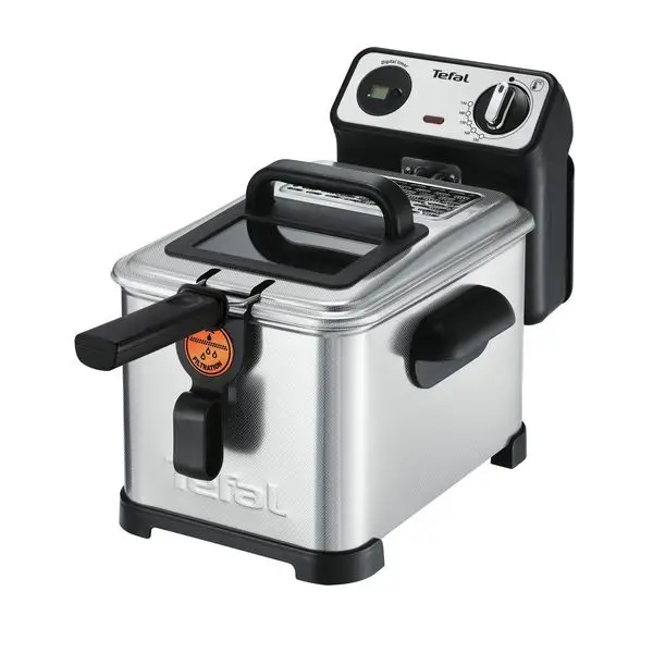 Фритюрница Tefal FR5111 1 2 кг 3 л Inox 2400 Вт металлическая сталь|Электрические фритюрницы|