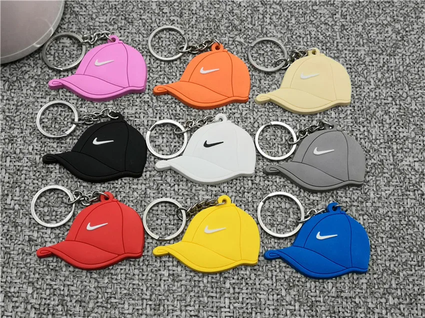 Мини силиконовый милый брелок Nikes cap Форма брелок для женщин мужчин детей подарок брелок баскетбольные кроссовки Porte Clef