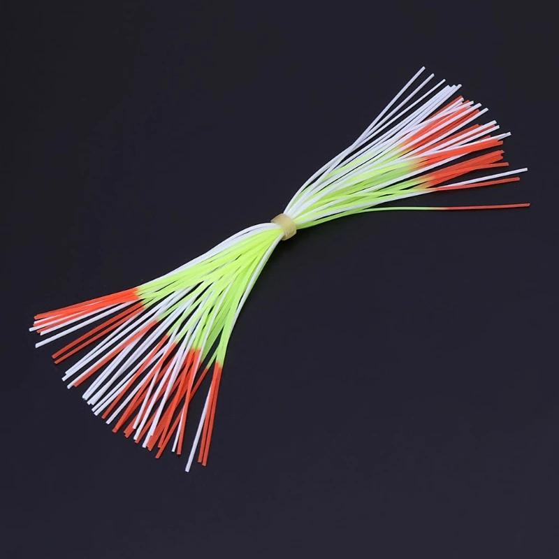 40 шт./Нитки рыболовные юбки силиконовая резина джиг приманка в виде кальмара