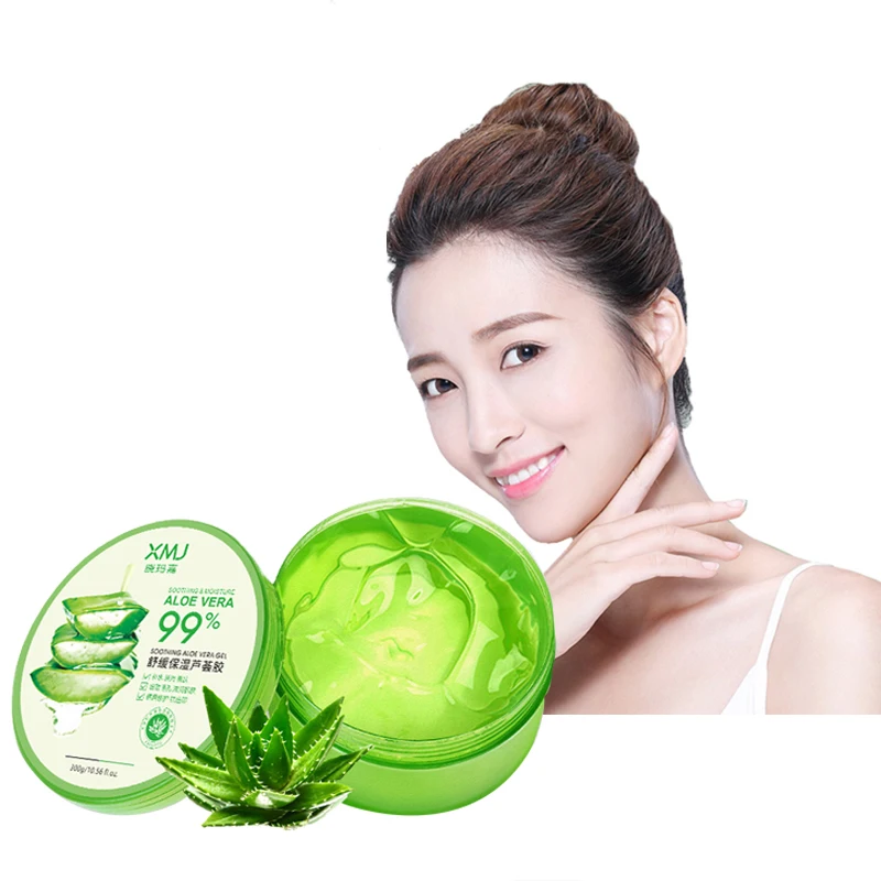 

99% Aloe Vera Essence Soothes Skin Remove Acne Moisturize Repair After Sun Nourish Face Body Day Cream Skin Care Gel 300g