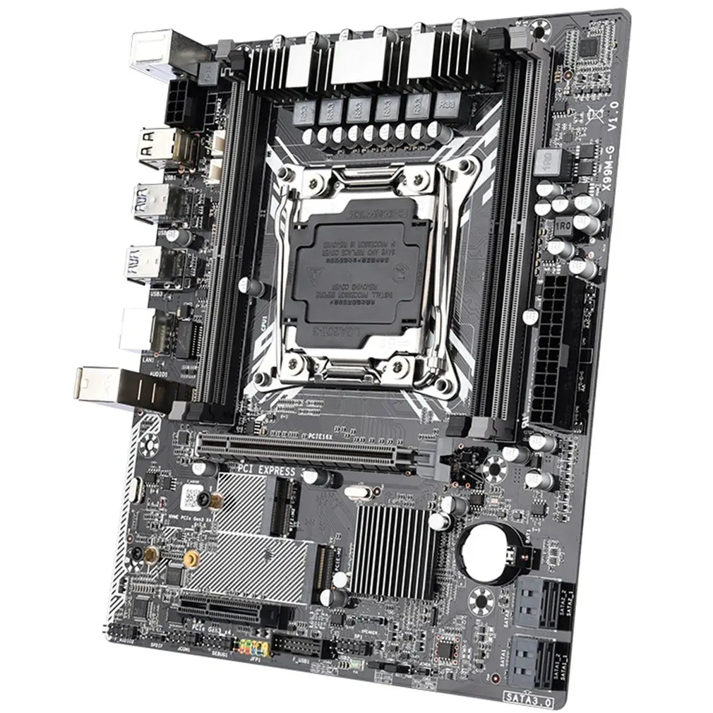 

X99M-G Desktop Computer Motherboard DDR4 Memory LGA 2011-3 V3/V4 Support M.2 Wifi SATA PCIE 16X 8X Interface