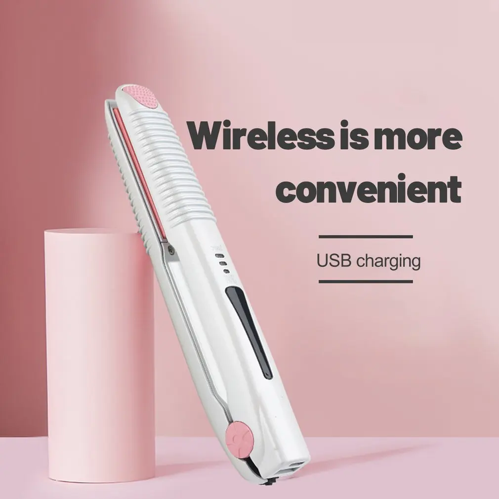 Плойка для завивки волос портативная беспроводная с USB-разъемом | Красота и