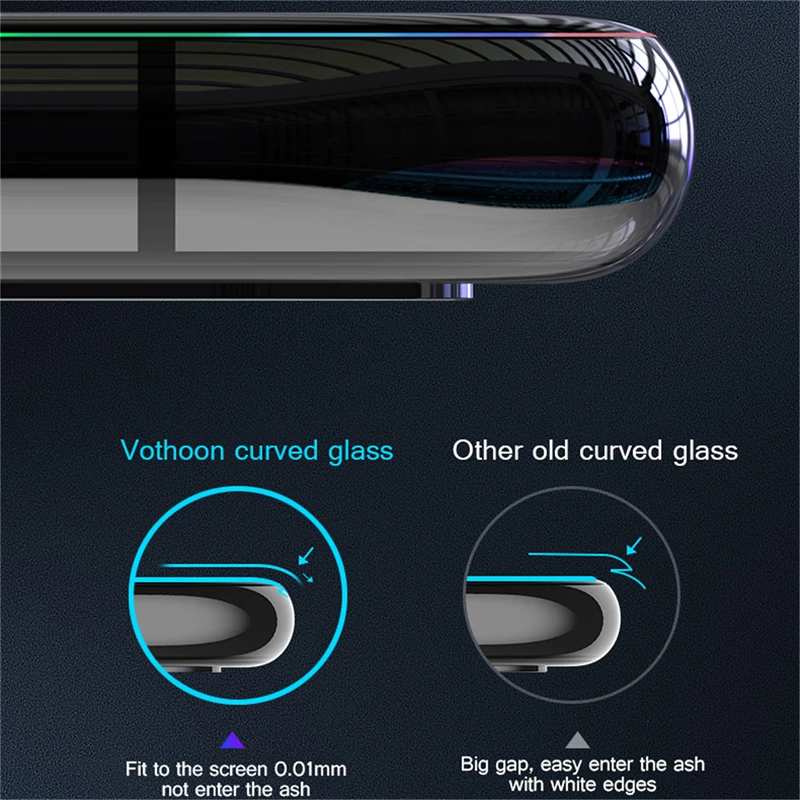 Защитная пленка Vothoon для Huawei Mate 30 40 Pro P40 P30 P20 Lite Full Coverage Tempered Glass Protective Film.