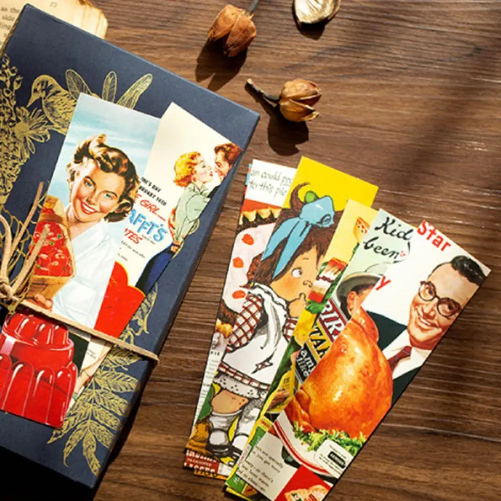 

Retro Hand Drawn Style Bookmark For Students Creative Bookmark Page Office Marker Stationery School For Books Paper Supplie Q7J7