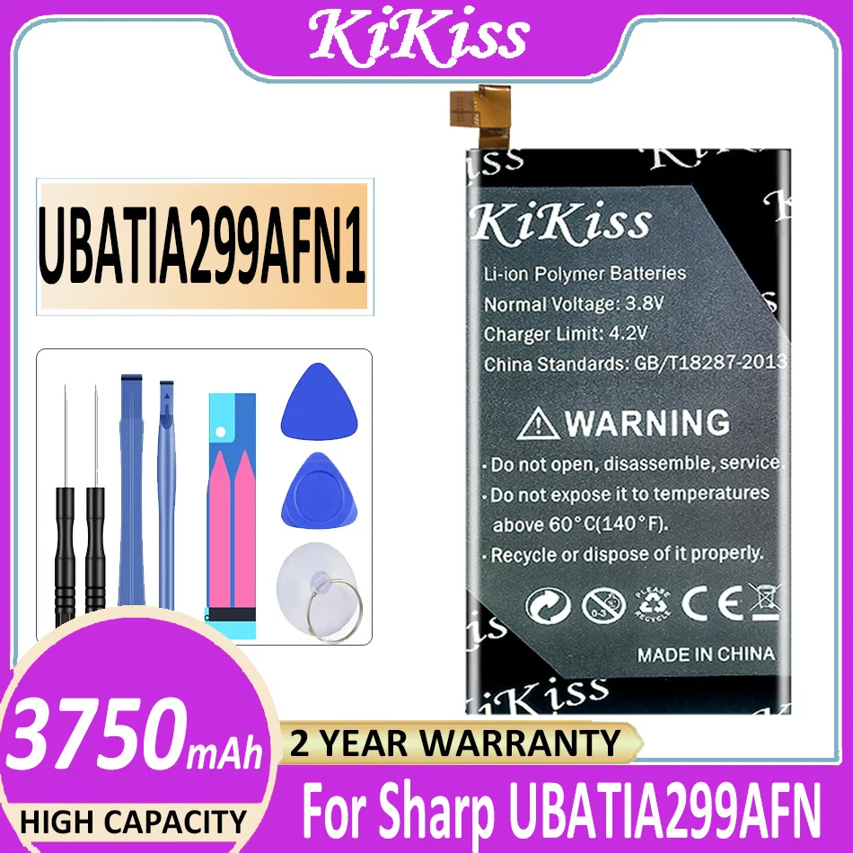 

Original KiKiss Battery UBATIA299AFN1 3750mAh For Sharp Aquos R3 TD-LTE SH-04L SHV44 808SH Bateria