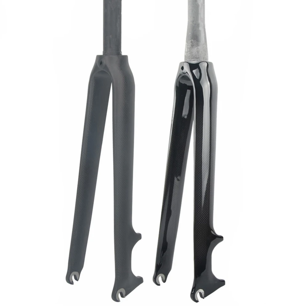 Велосипедная вилка без логотипа из углеродного волокна детали для велосипеда с