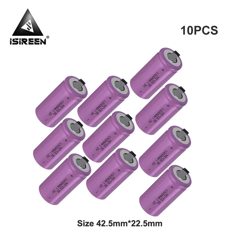 DIY 6 в 7 2 9 10 8 12 В аккумуляторные блоки 1 1300 мАч Subc Ni CD батареи SC аккумулятор