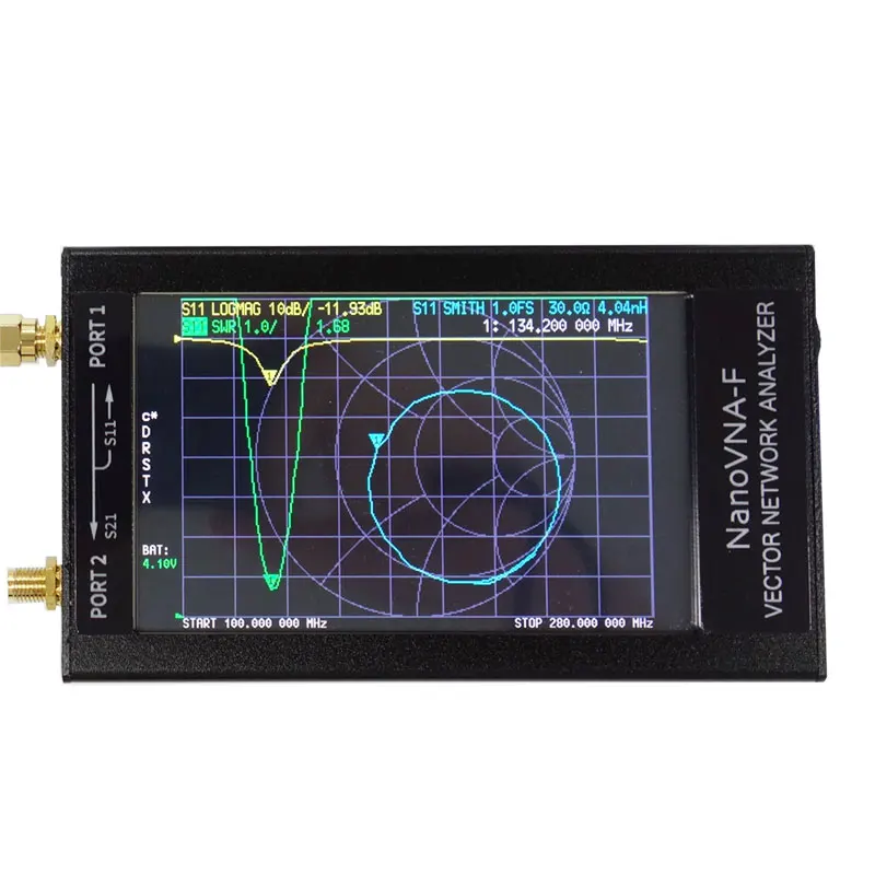

Векторный анализатор сети NanoVNA-F, VHF/UHF, 4,3 дюйма, 50-1 ГГц