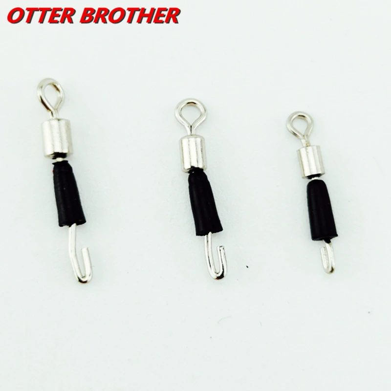 30pcs/lot Fishing Barrel Swivel Pin Line Connector Solid Rings Snap Swivel Contector Safety Snaps Hook Lure Accessories Pesca