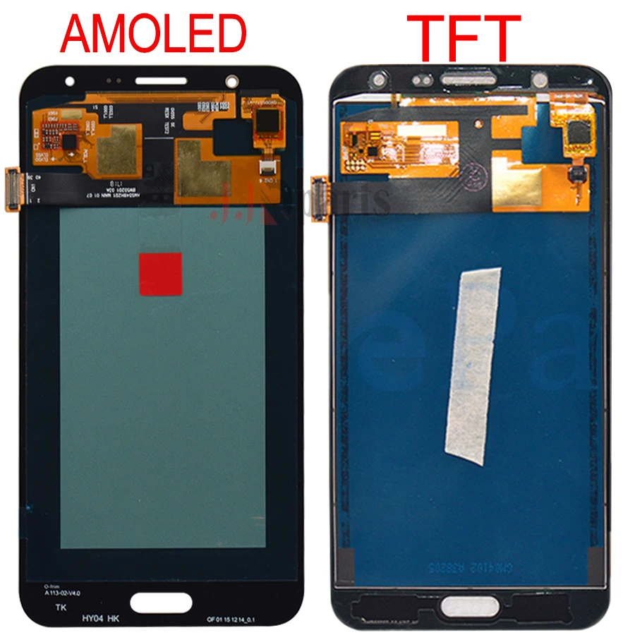 5 &quotдля SAMSUNG GALAXY J700 lcd J7 2015 дисплей J700F J700FN кодирующий преобразователь сенсорного