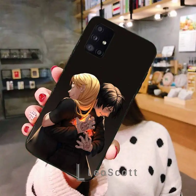 

Fullmetal Alchemist anime Phone Case For Samsung A32 A51 A52 A71 A50 A12 A21S S10 S20 S21 Plus Fe Ultra