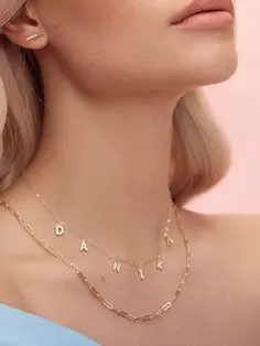 925 пробы серебряный английский чокер персонализированные именные ожерелья и