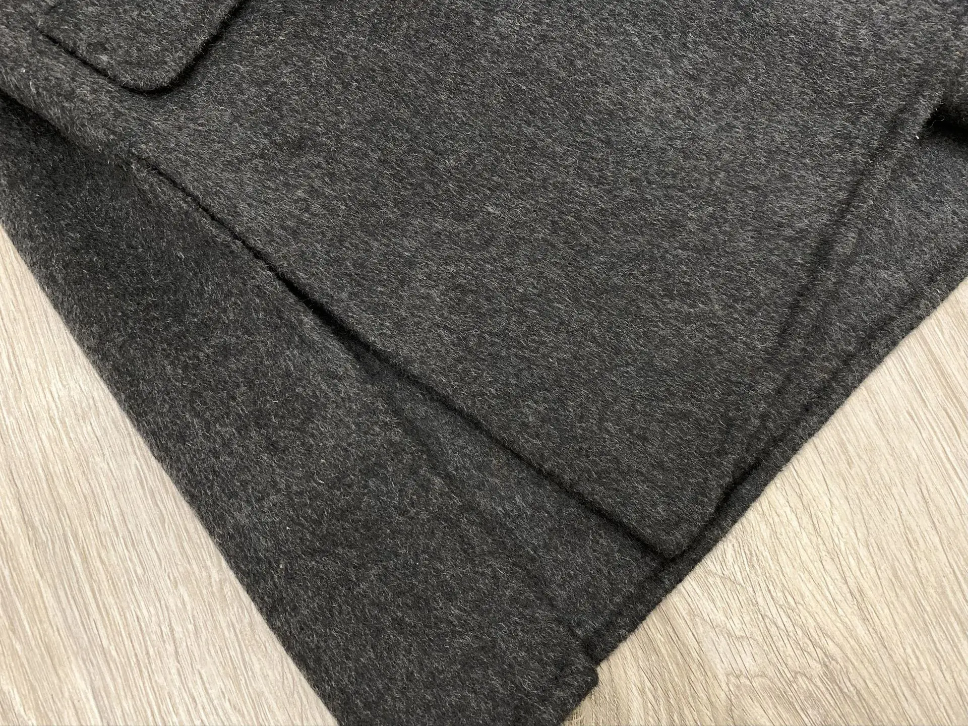 

Wool Women's Solid Color Vest Sleeveless V-neck Dark Gray Side Split Female Casual Clothes Lady Jacket with Pockets 2020 New