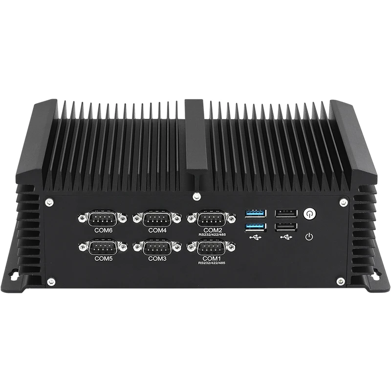 Безвентиляторный мини ПК Intel Core i5 4200U 6 * RS232/422/485 4 USB 3 0 USB2.0 2 LAN HDMI VGA WiFi 4G LTE
