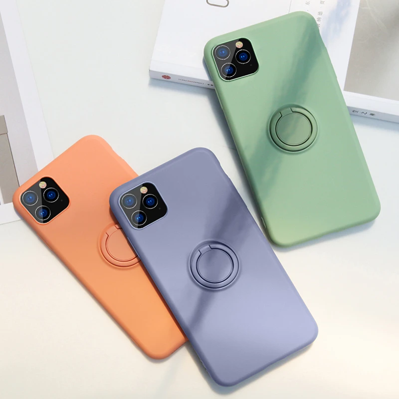 Роскошный мягкий чехол из жидкого силикона для iPhone 11 Pro Max XS X 7 8 SE2020 6S XR тонкий