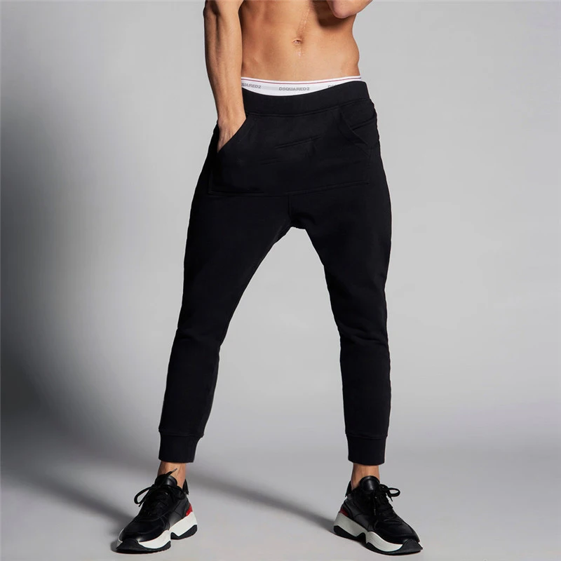 

Мужская быстрая Спортивная одежда для фитнеса, мужской спортивный костюм, свободные спортивные штаны, брюки, серые тренировочные штаны для ...