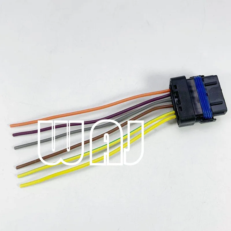 WAJ-SQ1100 Fuel Pump Wiring Harness Plug Connector 6 PIN Fits For Land Rover / PEUGEOT / VOLVO