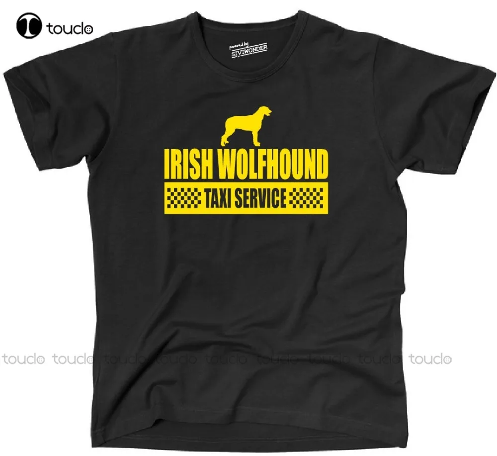 

Летняя футболка Tyc, футболка, Ирландское вольфхаунд, такси, сервис Hunde Hund Fun Siviwonder, футболка на заказ Aldult, унисекс