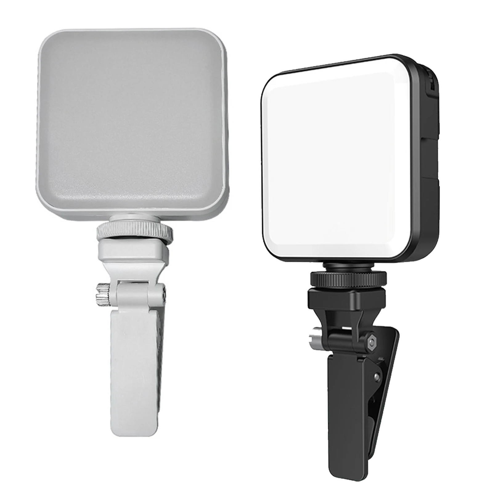 

Portable Rechargeable LED Video Light Rechargable 3-Color LED Fill Lamp with Hot Shoe for Video Recording Photography