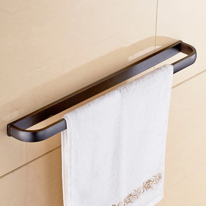 Single Towel Bar Набор оборудования для ванной комнаты, бронзовый держатель для зубной щетки, Держатель для полотенца, аксессуары для ванной комнаты - Цвет: Single Towel Bar