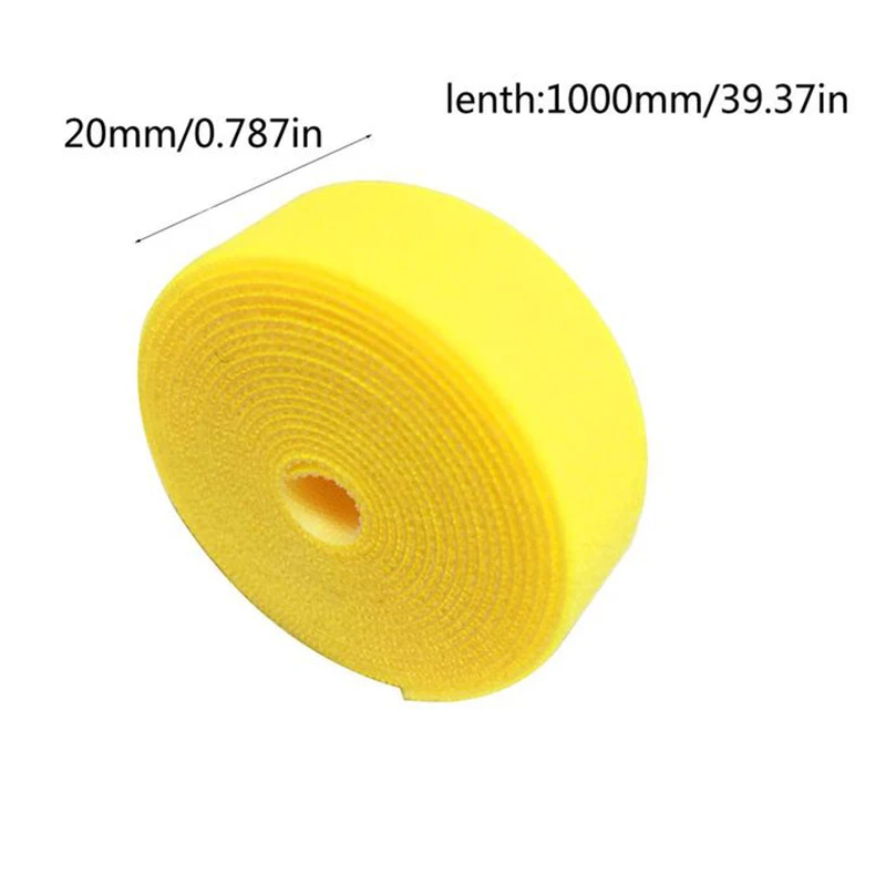 

3M Plastic Nylon Cable Ties Manager Winder Cable Clip Ties Velcro Strap Ribbon Wire Strap Seals Office Desktop Management Drop