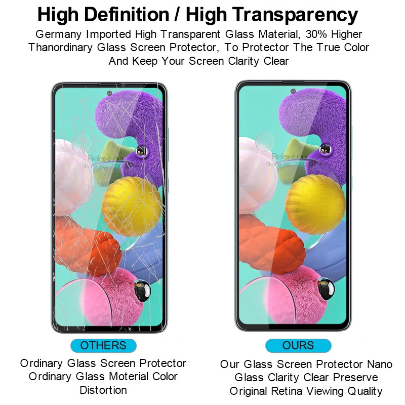 Закаленное стекло для камеры 2 в 1 Защитная пленка экрана samsung Galaxy a71 a 71 a715F