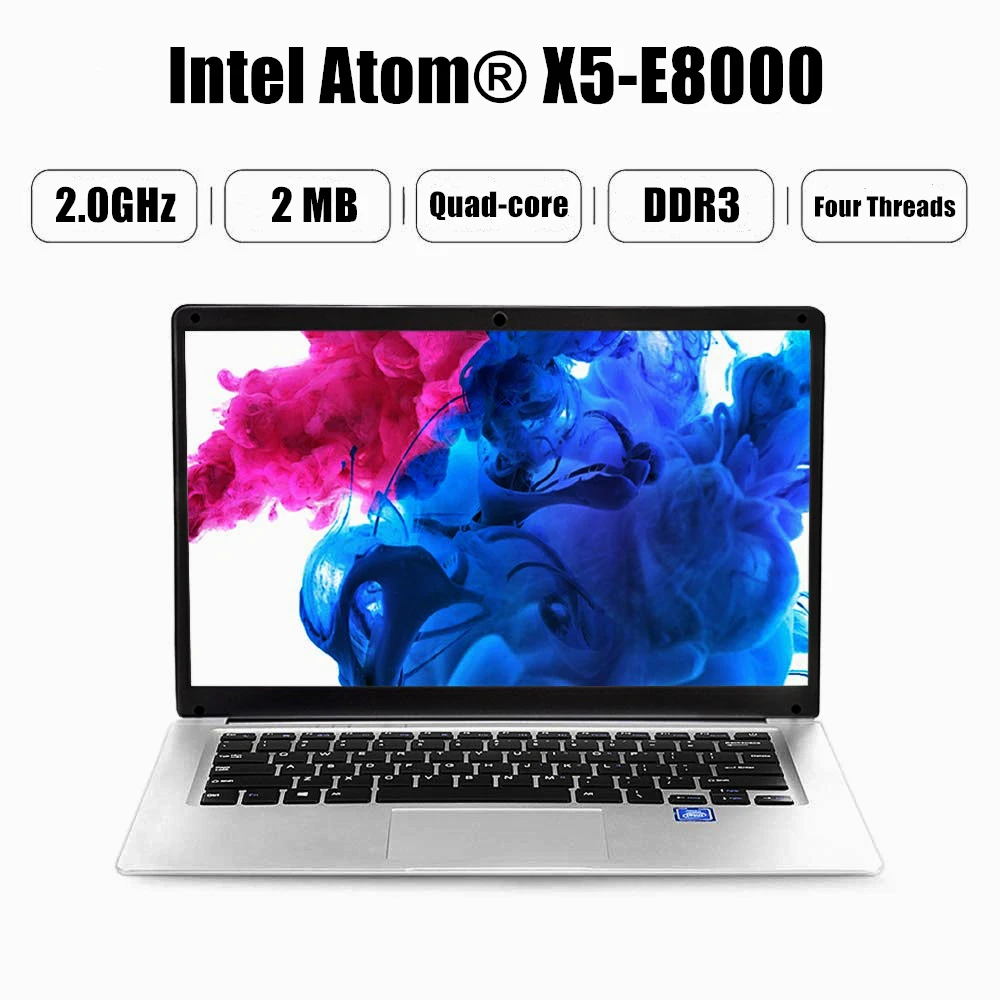 Ноутбук KUU SBooK 14 1 дюйма для Intel E8000 четырехъядерный 4 Гб ОЗУ 64 ГБ eMMC FHD экран легкий