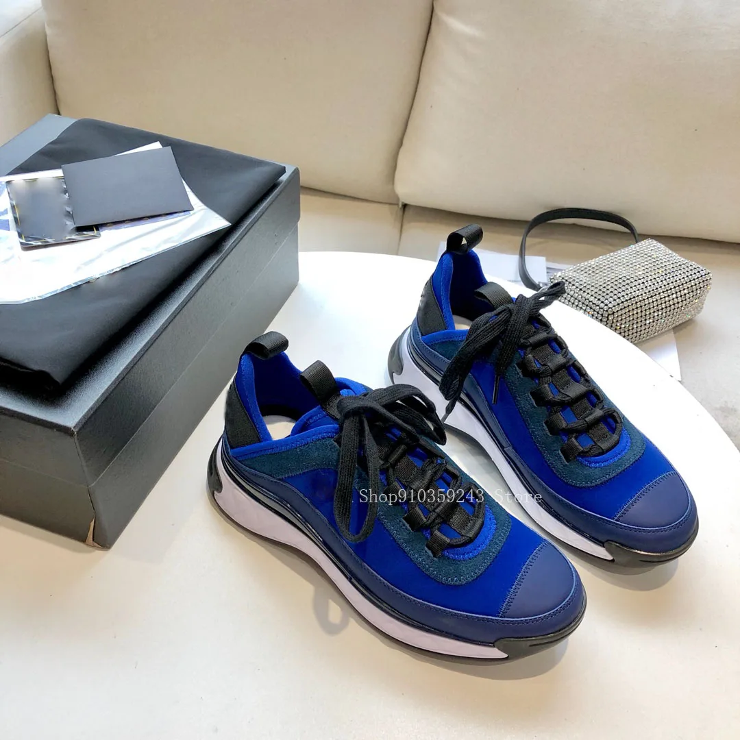 

Top quality 2020 women's leather with suede trend sneakers