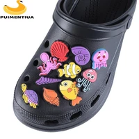 free shipping cute animals octopus fish for crocs charms jeans party decoration designer women shoes accessories for crocs jibz
