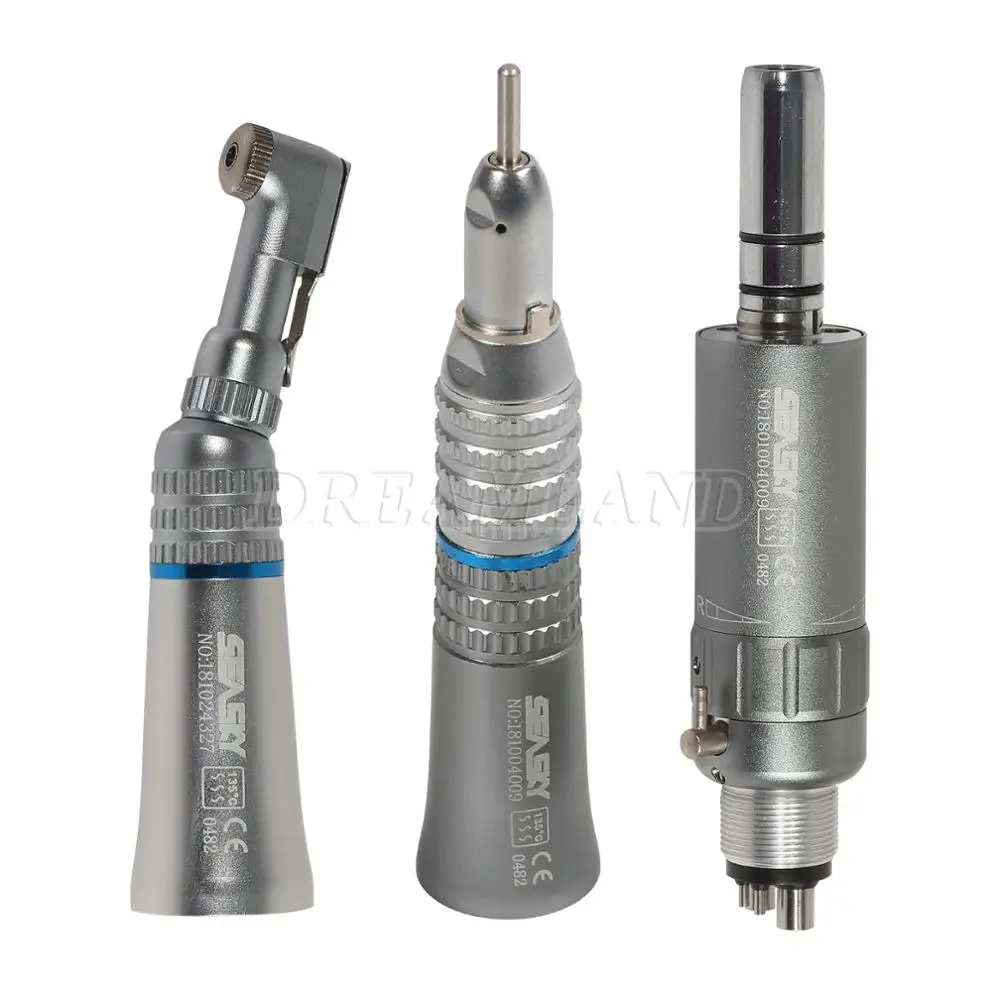 

Dental Low Speed Kit Contra Angle / Straight Handpiece& 2/4-Hole Connection Motor fit NSK Style