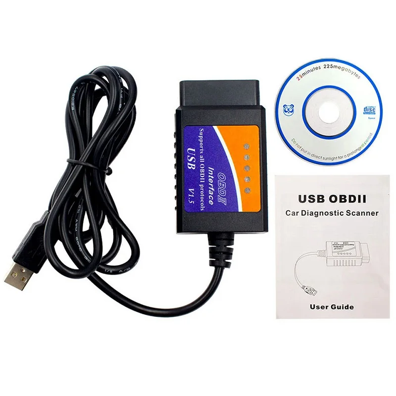 Чип ELM327 USB FTDI HS CAN и V1.5 с переключателем чип CH340 + 25K80 модифицированный для Ford Forscan CAN|