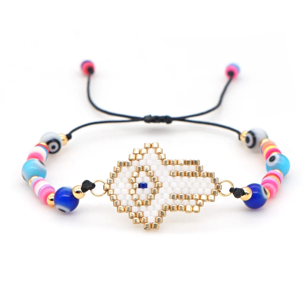 Go2boho Фатима браслет на руку “Хамса” для женщин Турецкий Дурной глаз браслеты