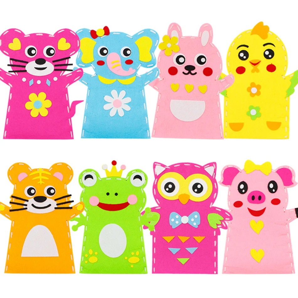 Набор для шитья сделай сам Детские войлочные игрушки на руке кукол театра