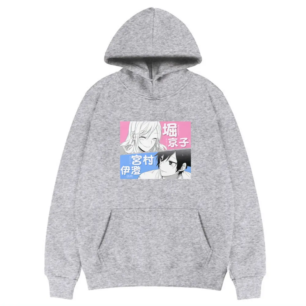 

Harajuku Hoodies Women Aesthetic Oversized Hoody Sweatshirts Horimiya Hori and Miyamura Couple Clothes Men Fashion Style Hoodie