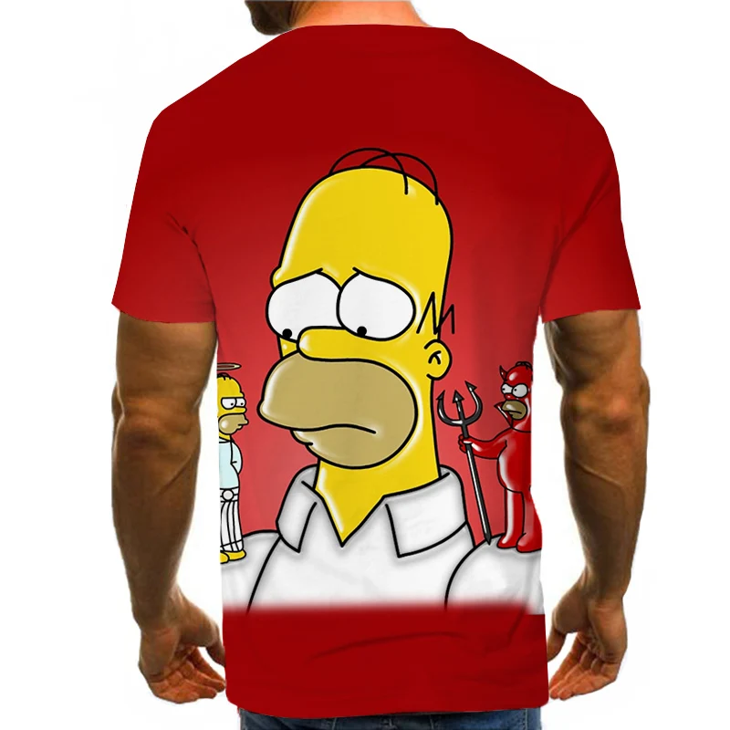 

New Men T-shirt Simp 3D Print Tshirt Casual Tops Fashion Men t shirts Funny Anime Streetwear Hip-hop Short Sleeve cartoon shirt