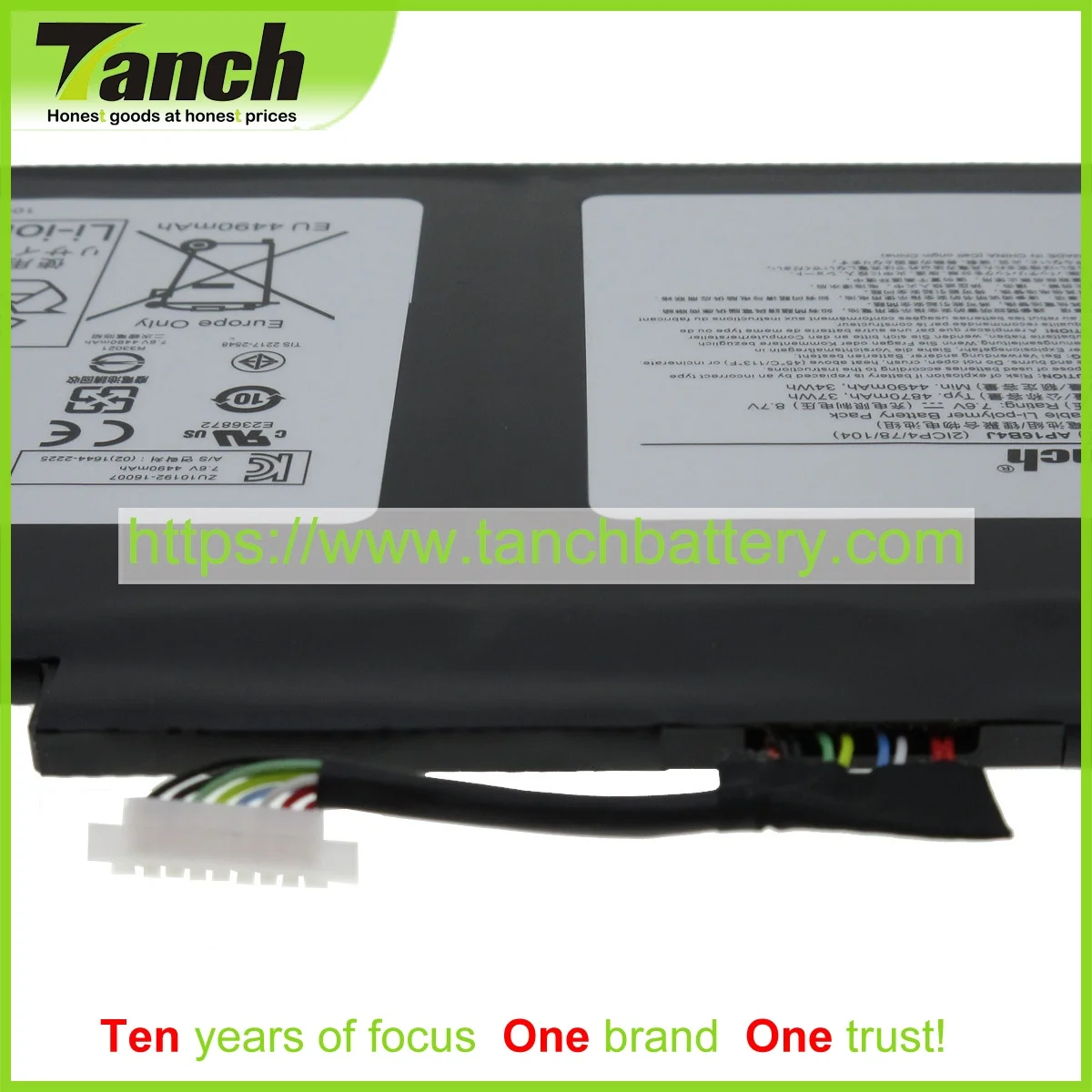 Tanch ноутбук Батарея для ACER AP16B4J NT.LCDAA.014 SA5-271 переключатель 5 SW512-52-альфа-12 -F58U 7 Black