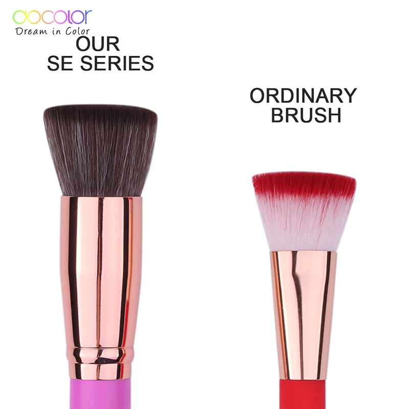 Docolor 11 шт. кисти для макияжа пудра основа тени век подводка бровей румяна макияж