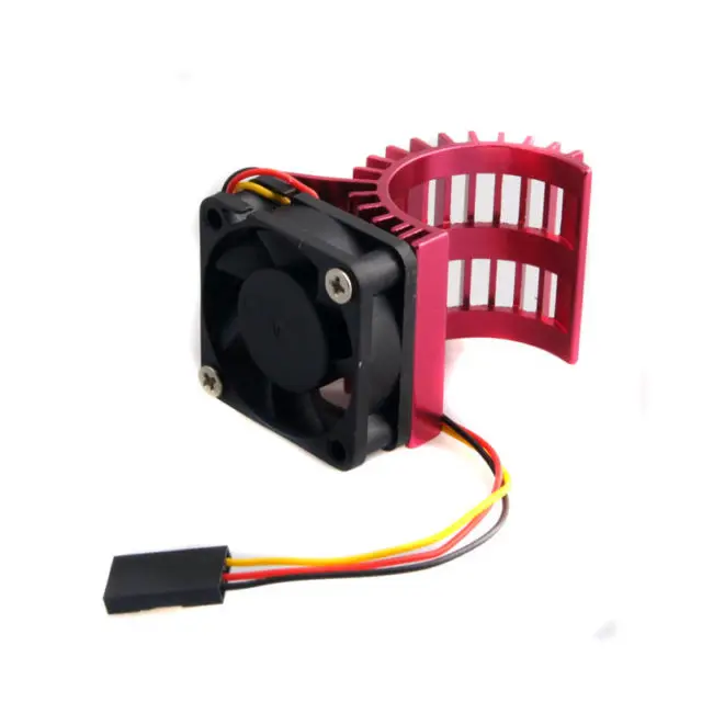 RC HSP красный квасцы 380 390 мотор теплоотвод DC 7 2 V Бесщеточный вентилятор для 1:16