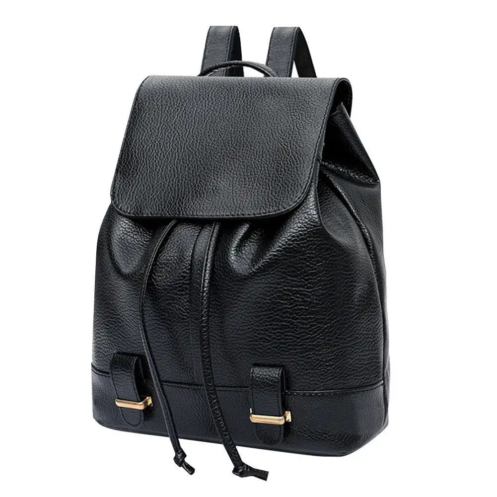 Сумка тоут для отдыха черная практичная дорожная водонепроницаемая PU ткань